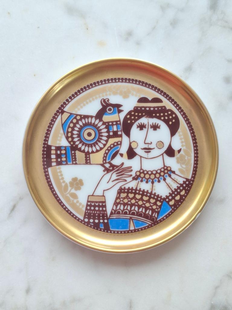 Vintage mid century design bordje Mosa, Antiek en Kunst, Verzenden