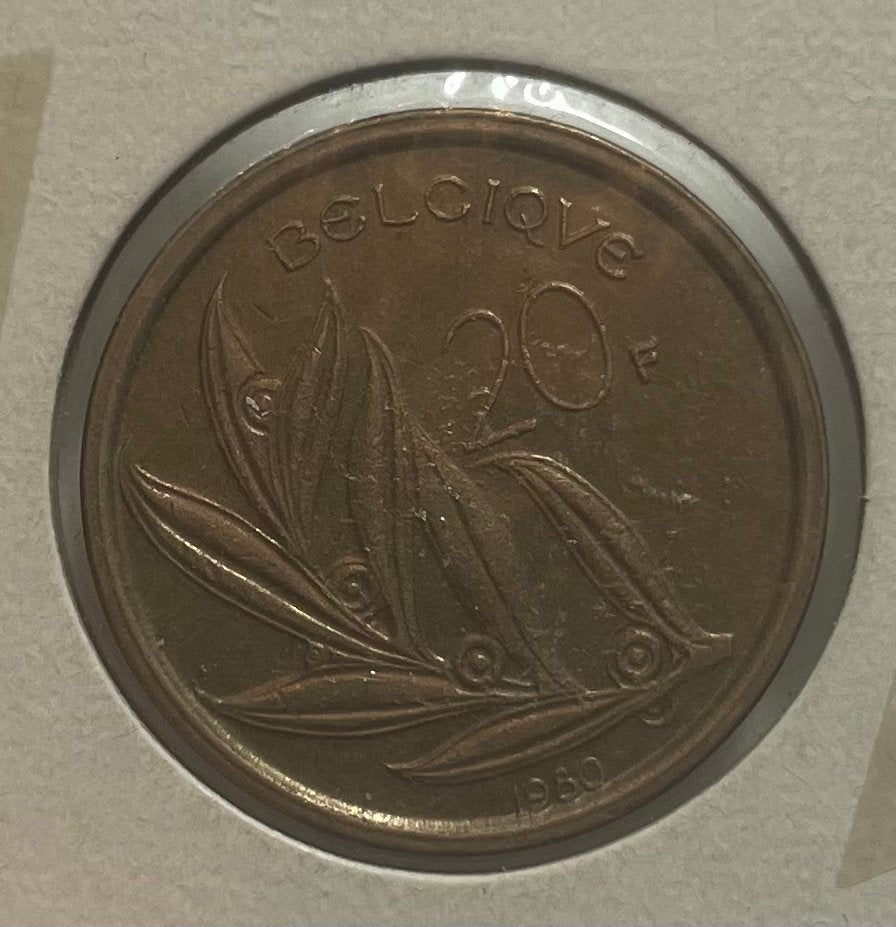 20 franc België 1980, Ophalen of Verzenden, België