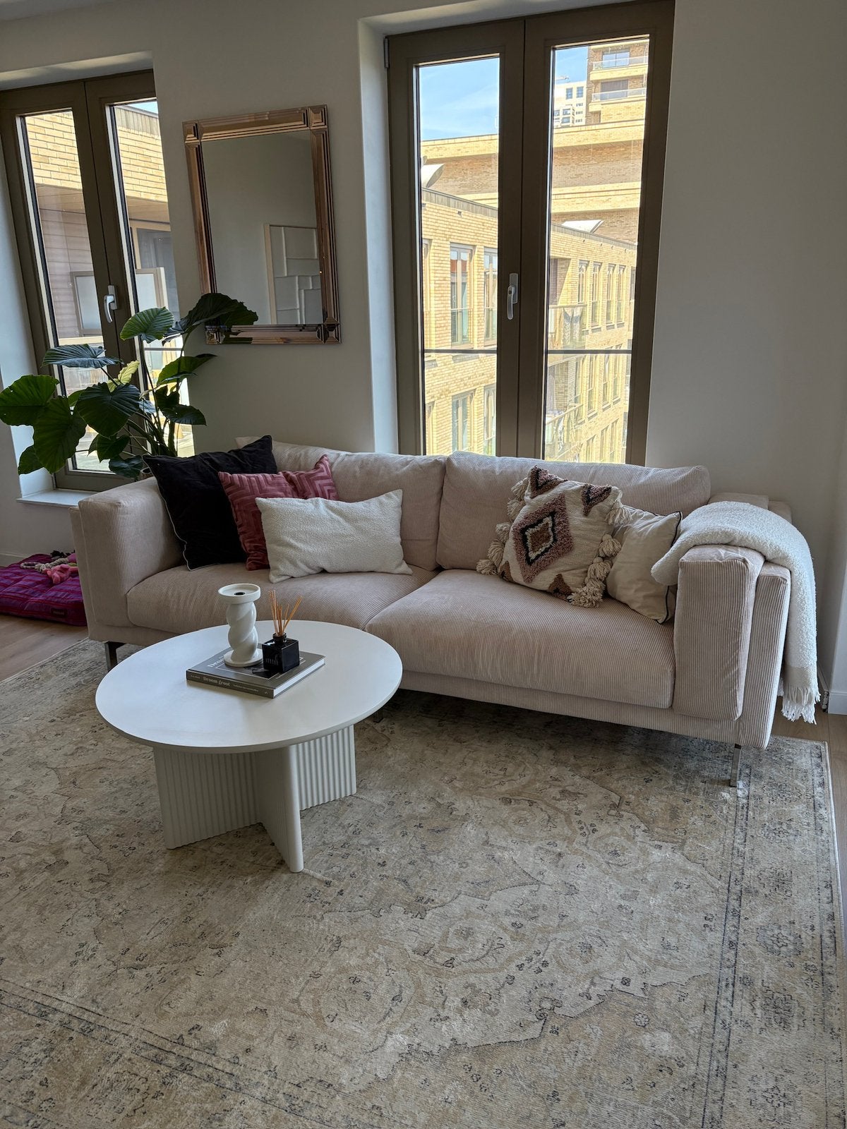 Nockeby 3-zits bank, Huis en Inrichting, Ophalen, 75 tot 100 cm, Zo goed als nieuw, Rechte bank