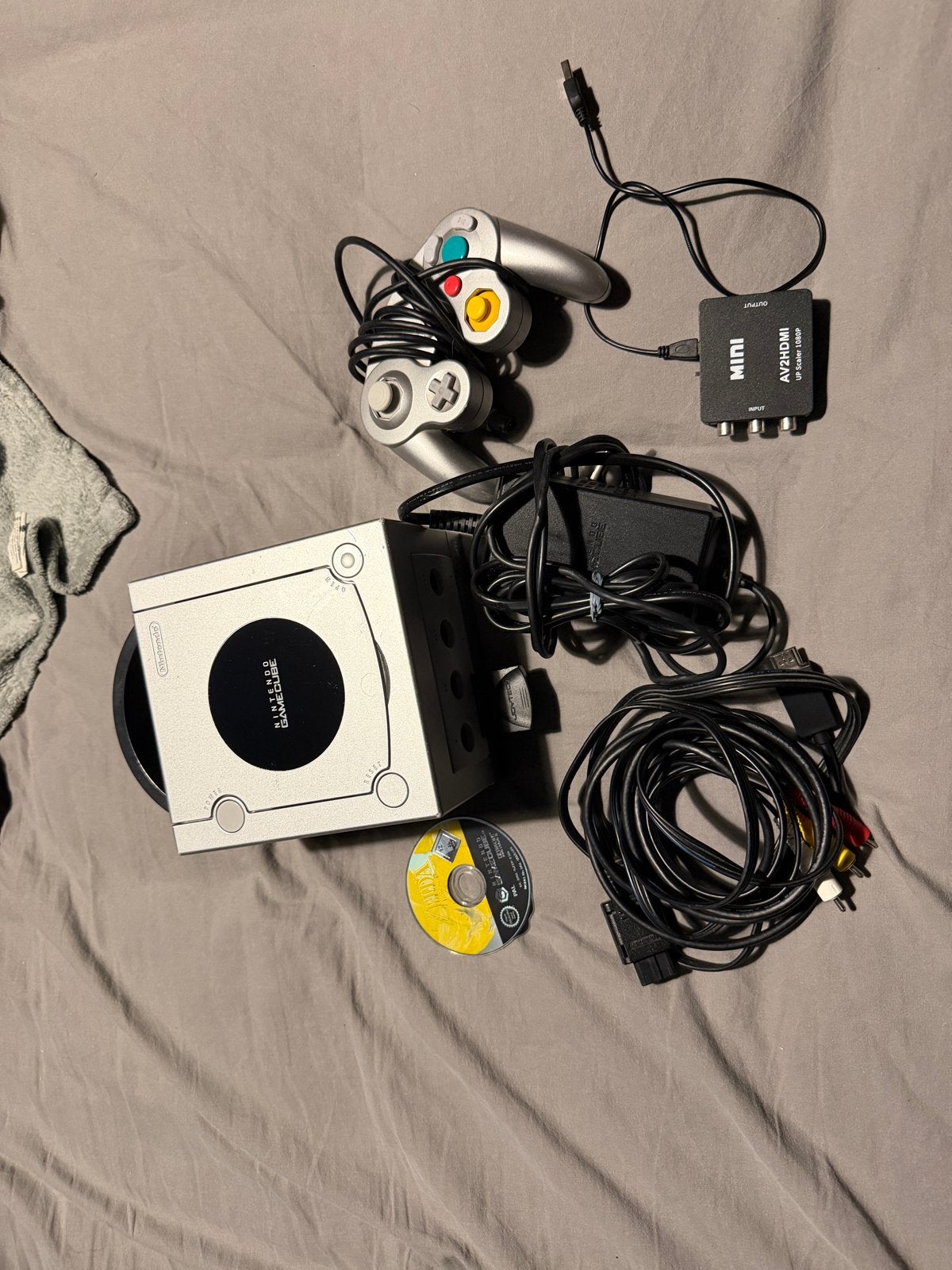 Nintendo GameCube met alle kabels, upscaler en Zelda, Gebruikt, 1 speler, Vanaf 12 jaar, Ophalen