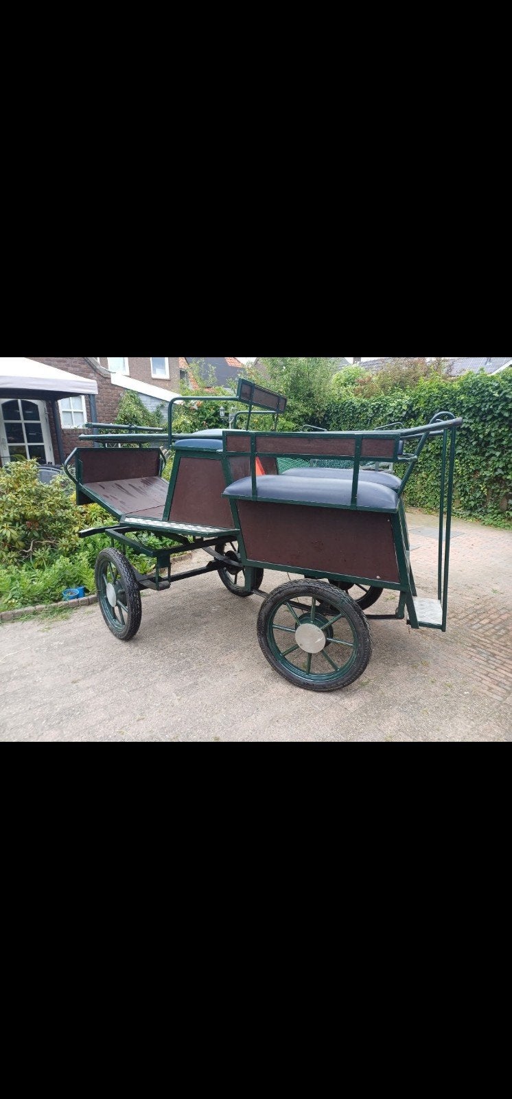 mooie lichtgewicht recreatie menkar met tuig, Ophalen, Zo goed als nieuw, Overige disciplines, Full