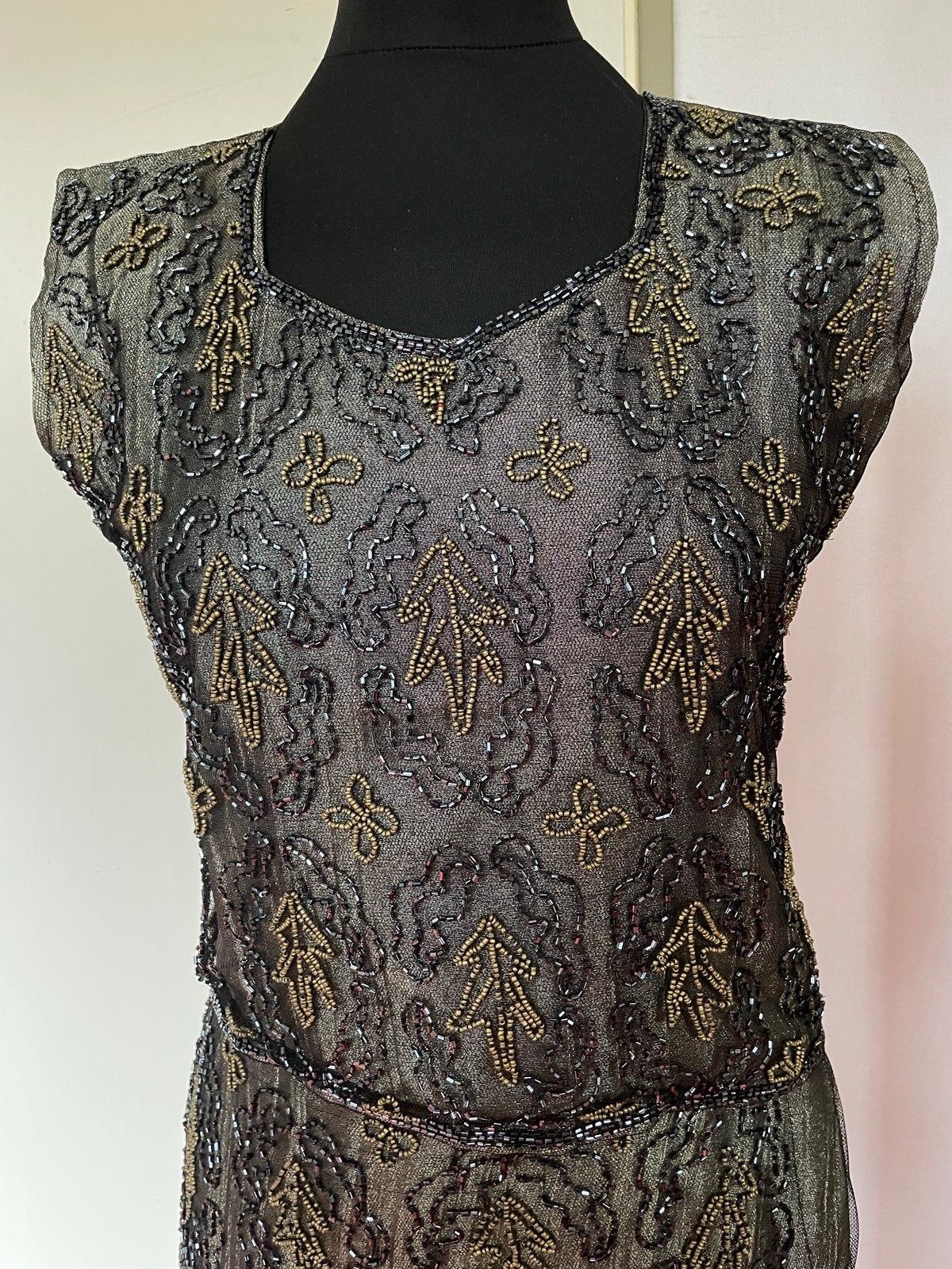 Elegante rok-set met kralen en pailletten, Overige typen, Maat 42/44 (L), Nieuw, Ophalen of Verzenden