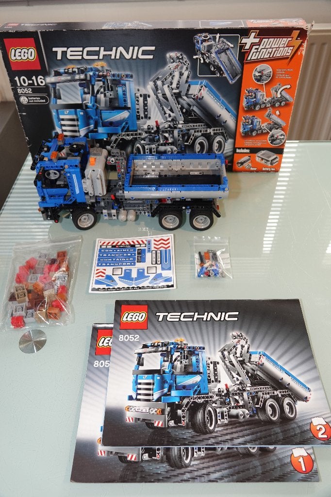 Lego Technic 8052 Container Truck met ( 8293 ) opties, Gebruikt, Lego, Ophalen of Verzenden, Technic