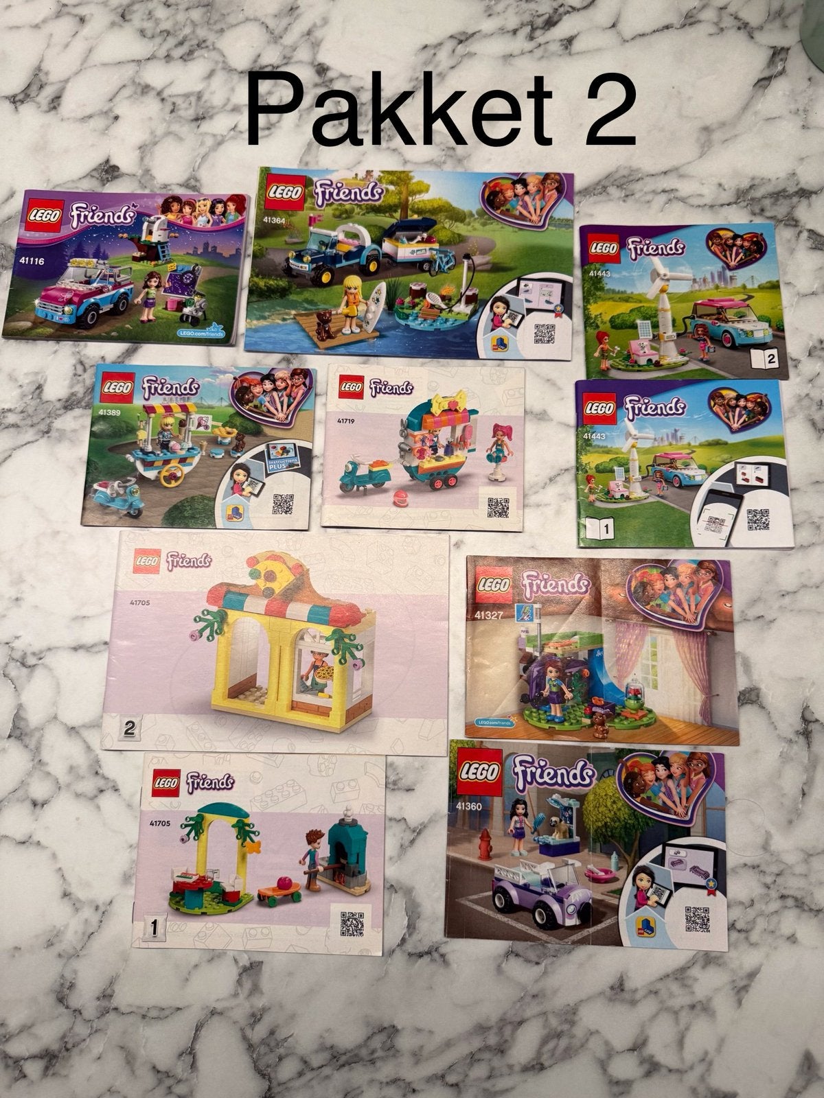 8-delig Lego Friends Pakket (2), Ophalen of Verzenden, Complete set, Lego, Friends