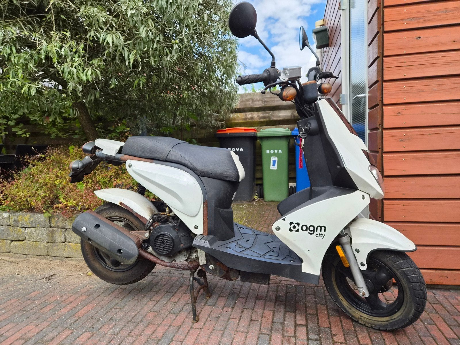 AGM City Scooter - Opknapper/Onderdelen, Fietsen en Brommers, Gebruikt, Benzine, Ophalen, Overige merken