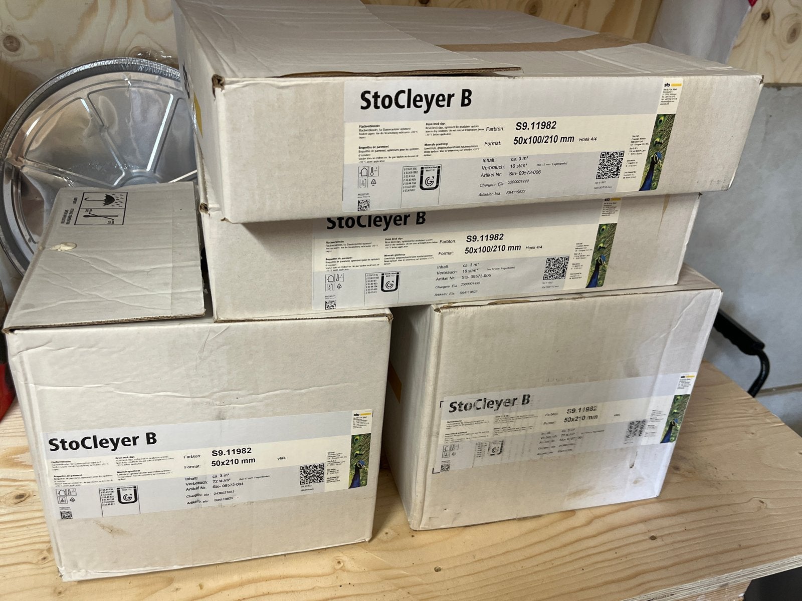 Restpartij StoCleyer B gevelstrips  na verbouwing, Overige materialen, Overige typen, Nieuw, 20 tot 40 cm
