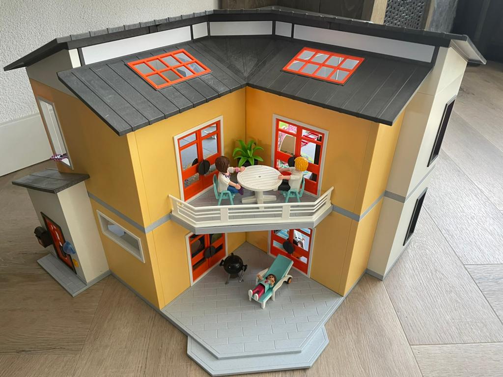 PLAYMOBIL City Life Modern Woonhuis - 9266, Kinderen en Baby's, Speelgoed | Playmobil, Ophalen, Zo goed als nieuw, Complete set