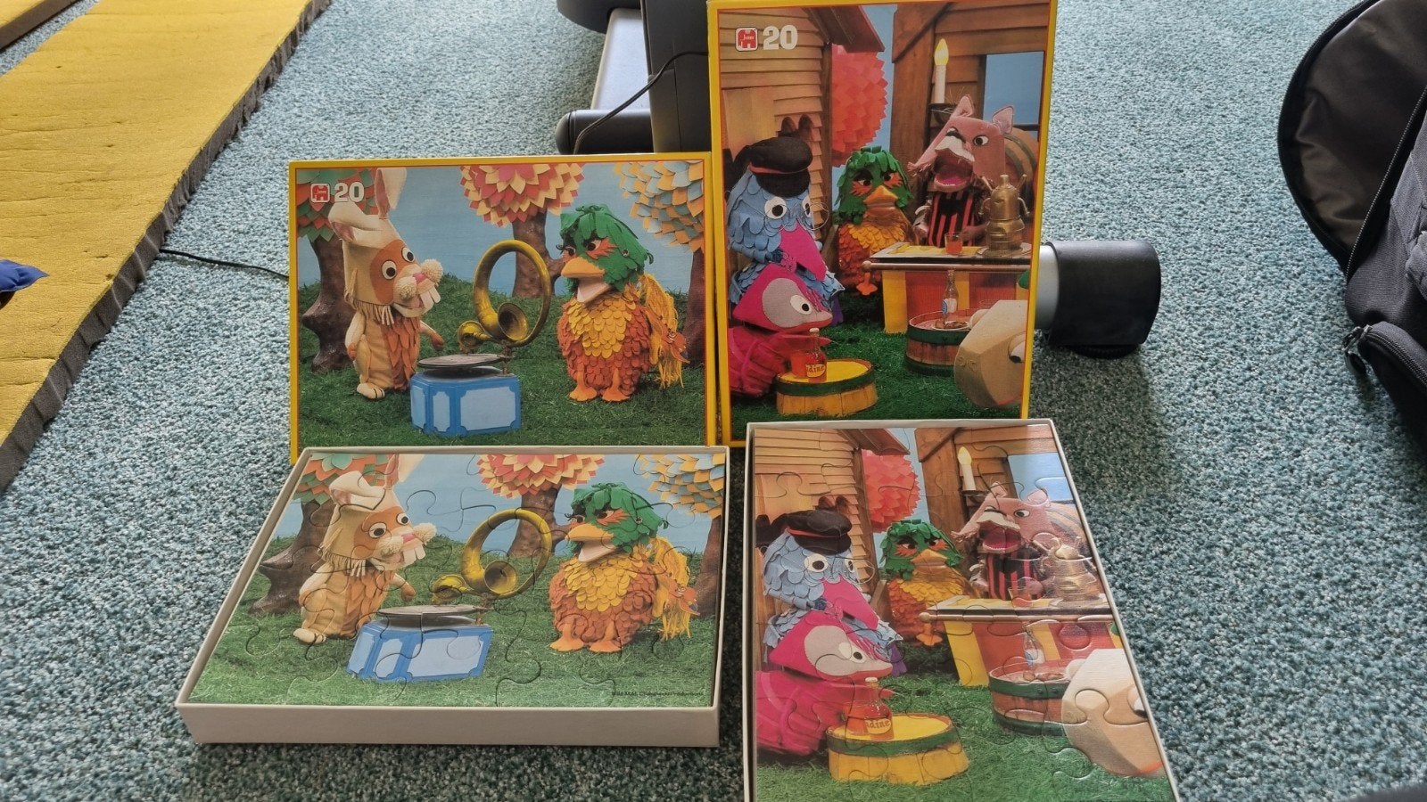 De Fabeltjeskrant puzzels - 20 stukjes, Ophalen of Verzenden, 10 tot 50 stukjes, Gebruikt, 2 tot 4 jaar