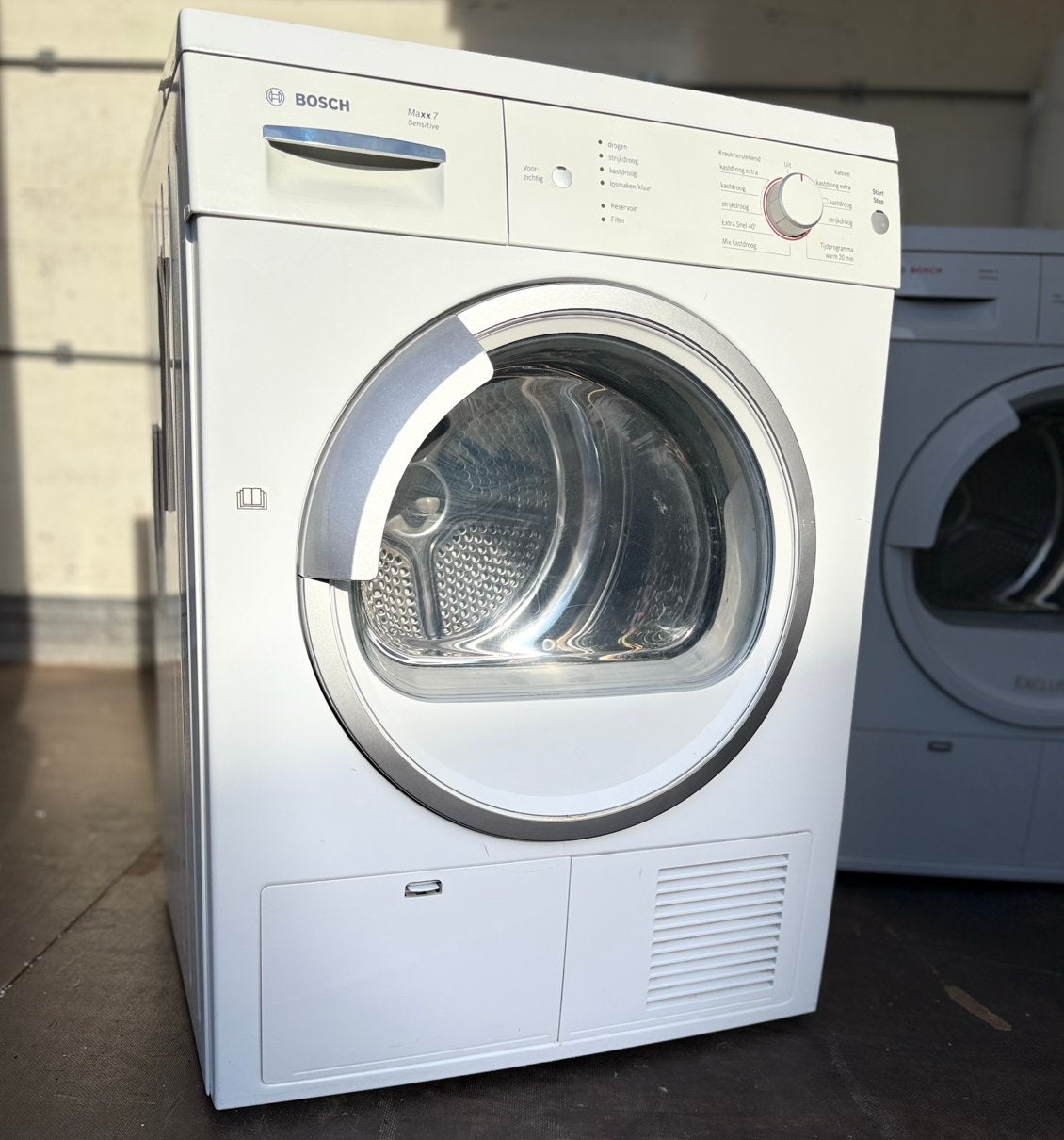 In NIEUWSTAAT Bosch Maxx 7 condensdroger 3 maand garantie, Witgoed en Apparatuur, Wasdrogers, 6 tot 8 kg, Ophalen of Verzenden