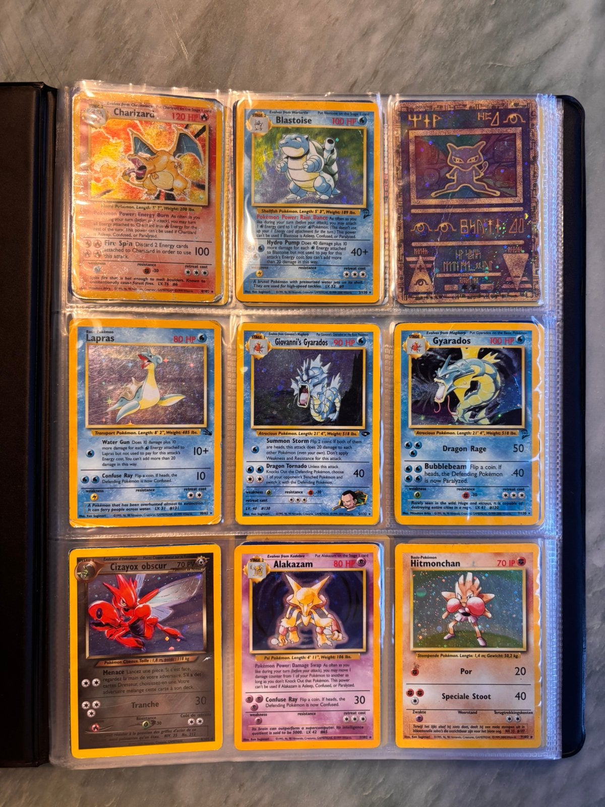 Oude Pokémon kaarten, Ophalen of Verzenden, Gebruikt, Meerdere kaarten, Foil