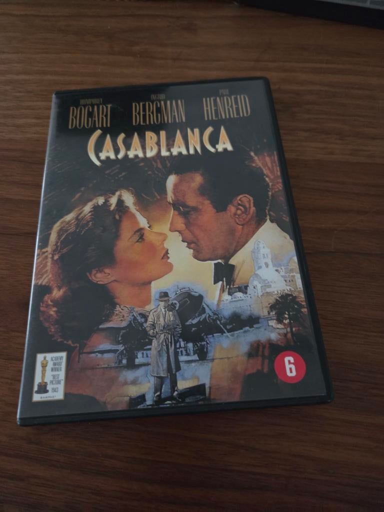 Casablanca DVD - Klassieke Romantische Drama Film, Vanaf 6 jaar, Ophalen of Verzenden, Gebruikt