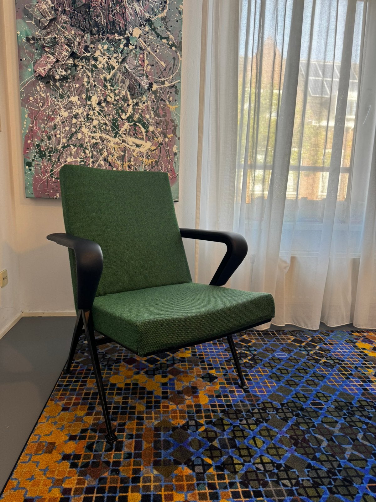 Friso Kramer Repose fauteuil, Huis en Inrichting, Vintage, 75 tot 100 cm, Ophalen of Verzenden, Zo goed als nieuw