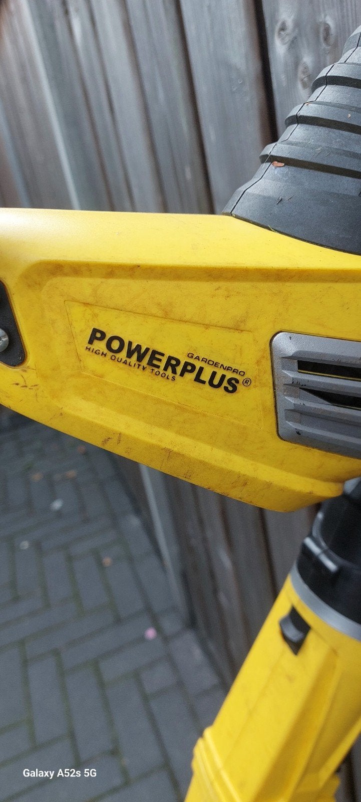 stok heggeschaar, Ophalen of Verzenden, Gebruikt, Elektrisch, Powerplus