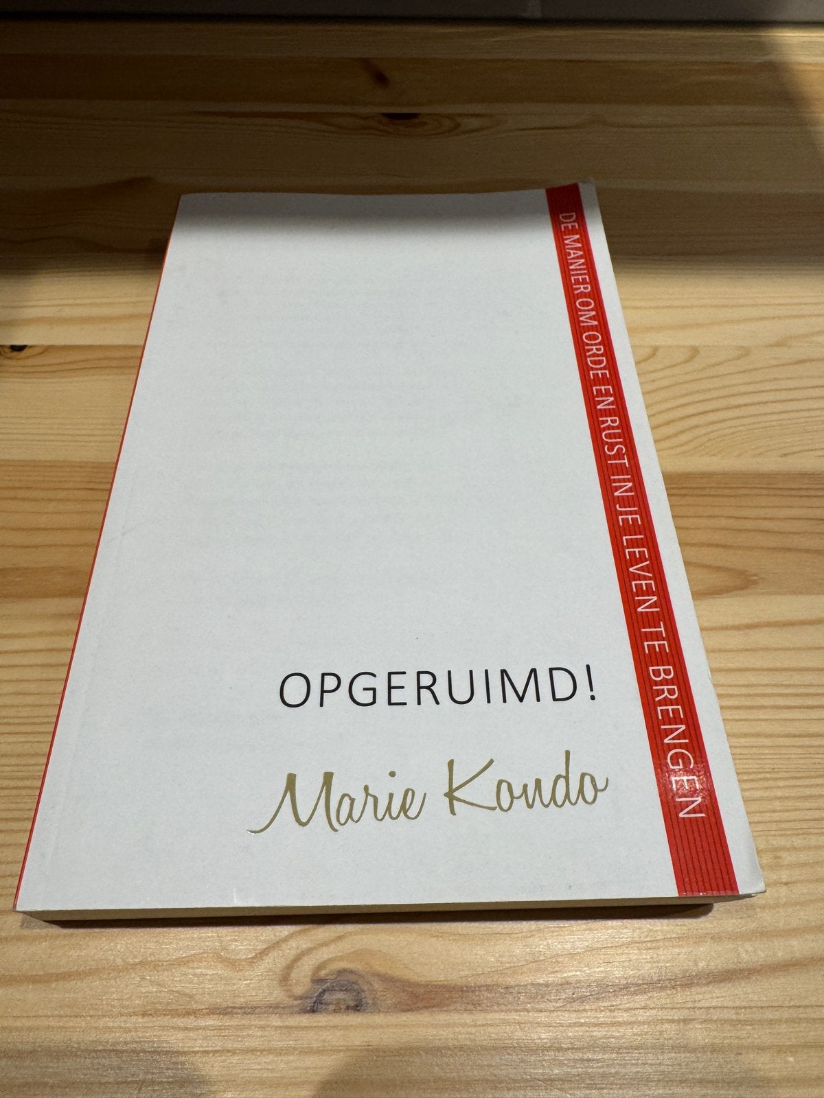 Opgeruimd! Marie Kondo - De manier om orde en rust te brenge, Ophalen of Verzenden, Zo goed als nieuw