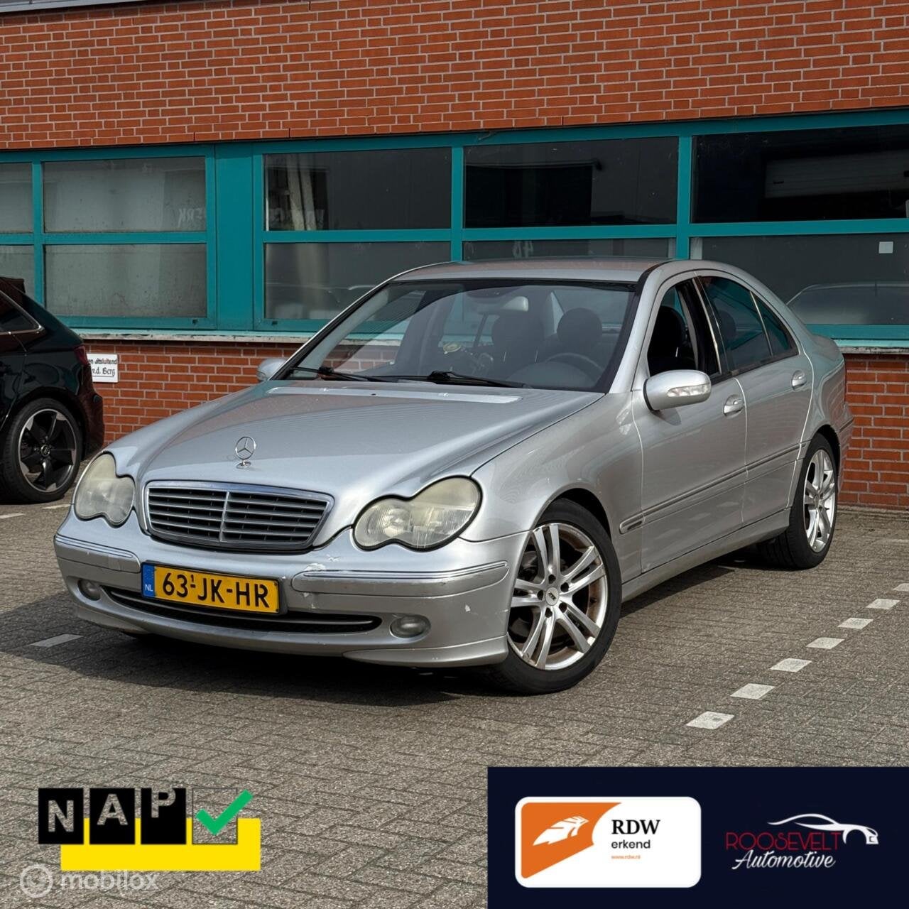 Mercedes C-klasse 180 Avantgarde AUTOMAAT / APK 2027 / W203, 1998 cc, Gebruikt, 4 cilinders, Sedan