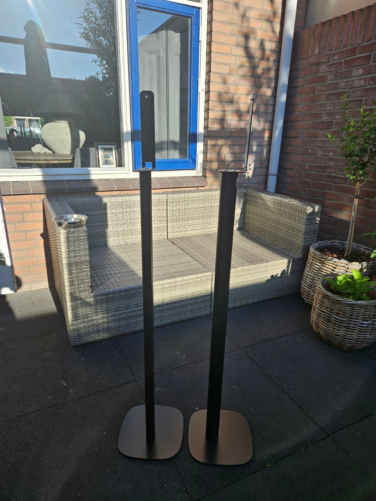 2 Zwarte Speakerstandaarden voor sony theatre 6