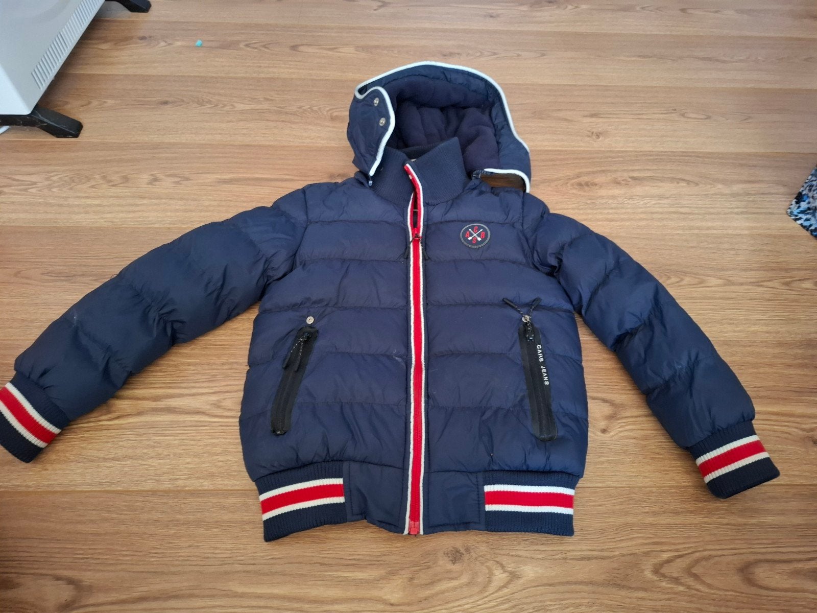Cars Jeans winterjas maat 8 (128) voor jongens, Ophalen of Verzenden, Gebruikt, Cars Jeans, Jongen