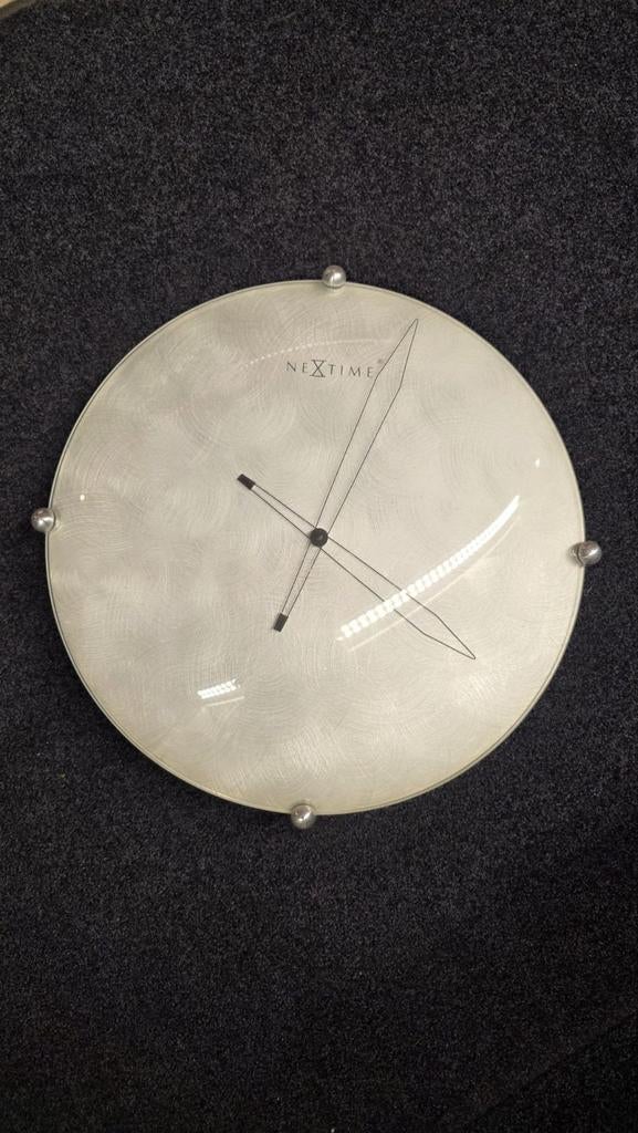 Nextime Wandklok - Modern Design, Ophalen, Zo goed als nieuw, Analoog, Wandklok