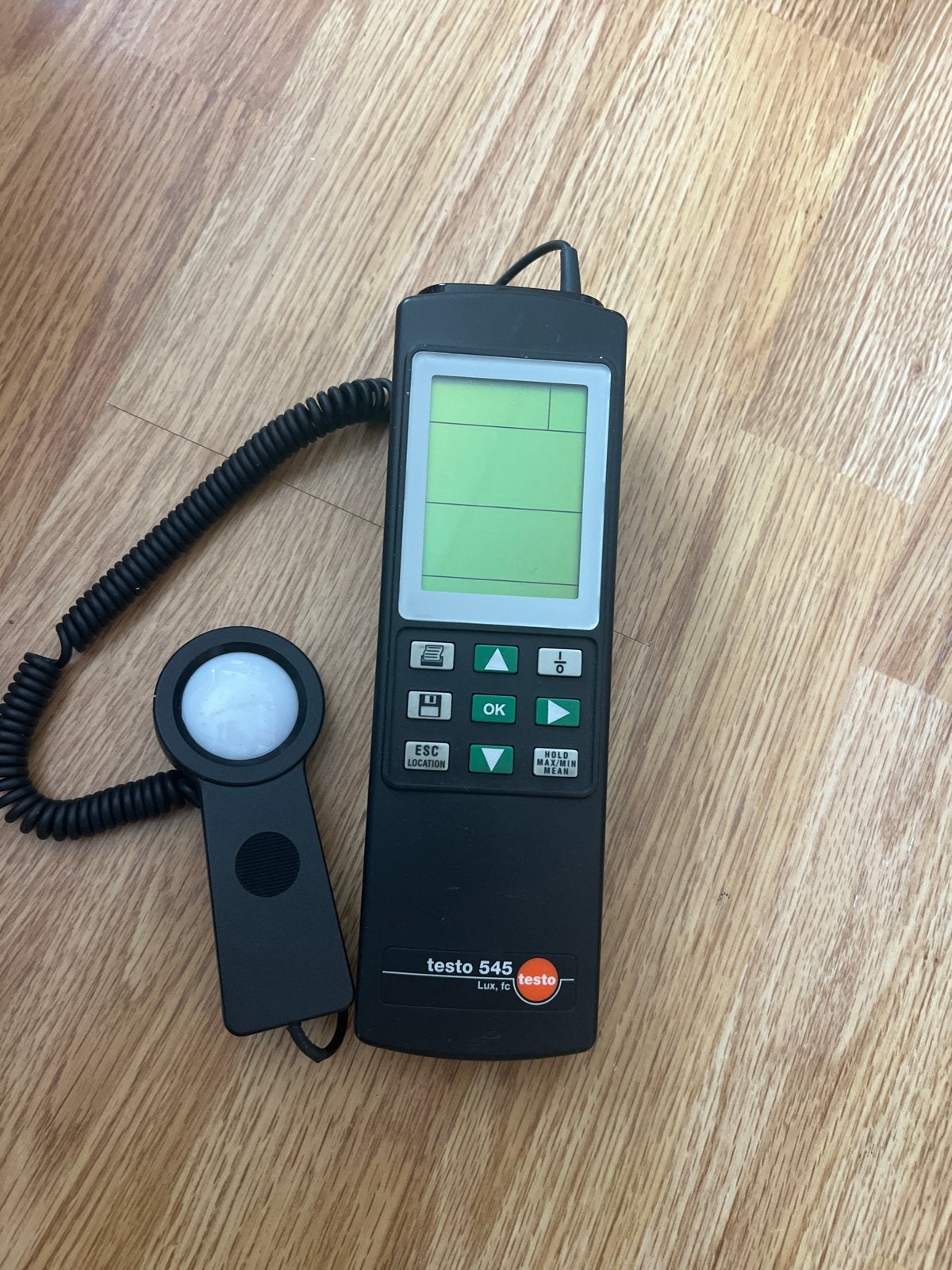 Testo 545 Luxmeter - Professionele Lichtmeting, Doe-het-zelf en Verbouw, Meetapparatuur, Ophalen of Verzenden