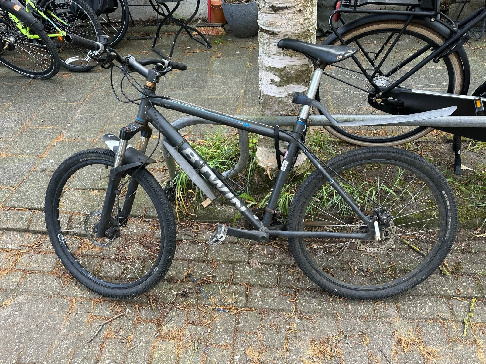 Btwin mountainbike opknappertje, Gebruikt, Hardtail, Heren, 49 tot 53 cm
