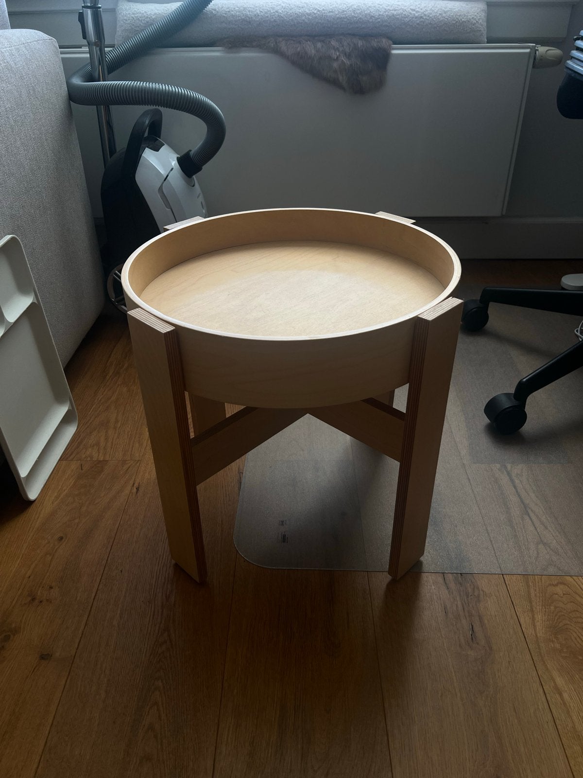 Houten bijzettafel (oude collectie IKEA), Ophalen, Minder dan 45 cm, Minder dan 55 cm, Rond
