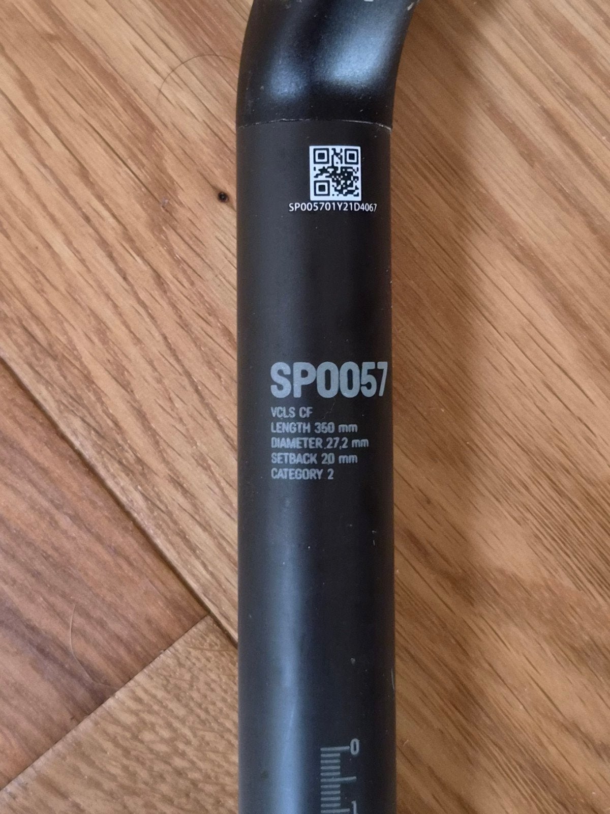 Canyon Carbon Zadelpen SP0057 VCLS CF 27.2mm 350mm, Fietsen en Brommers, Ophalen, Gebruikt, Canyon, Gravelbike