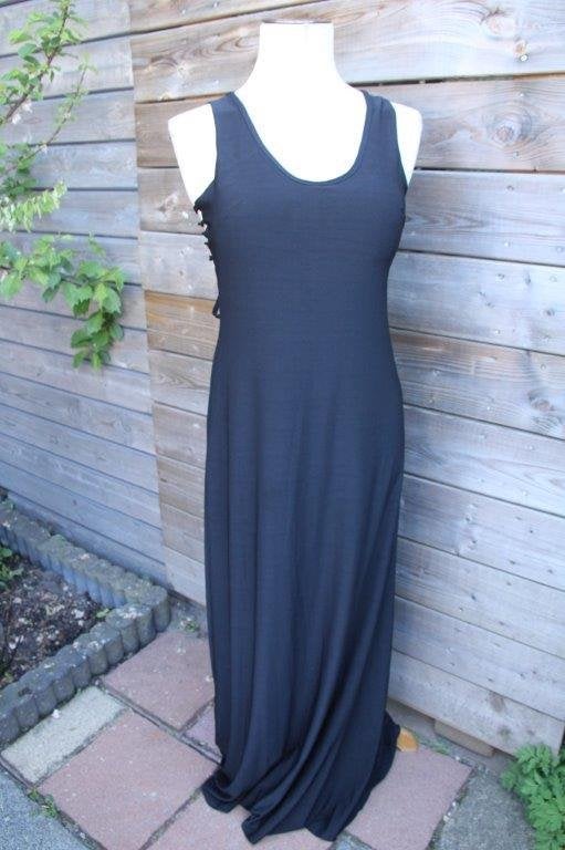 Jurk zwart Elissa mt S/M Maxi Ap rug Vaste prijs, Zwart, Ophalen of Verzenden, Zo goed als nieuw, Maat 36 (S)