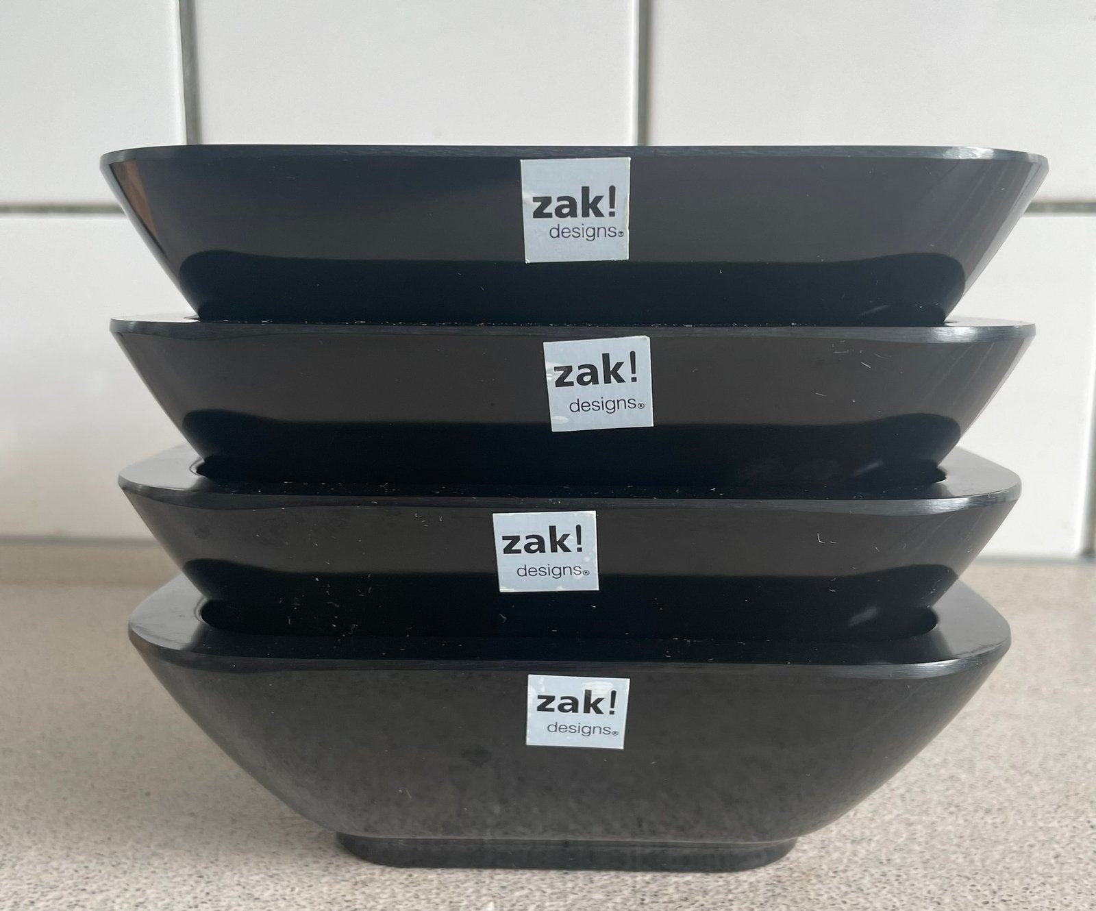 prachtige Zak! design bakjes schaaltjes zwart, Huis en Inrichting, Keuken | Servies, Overige materialen, Ophalen of Verzenden