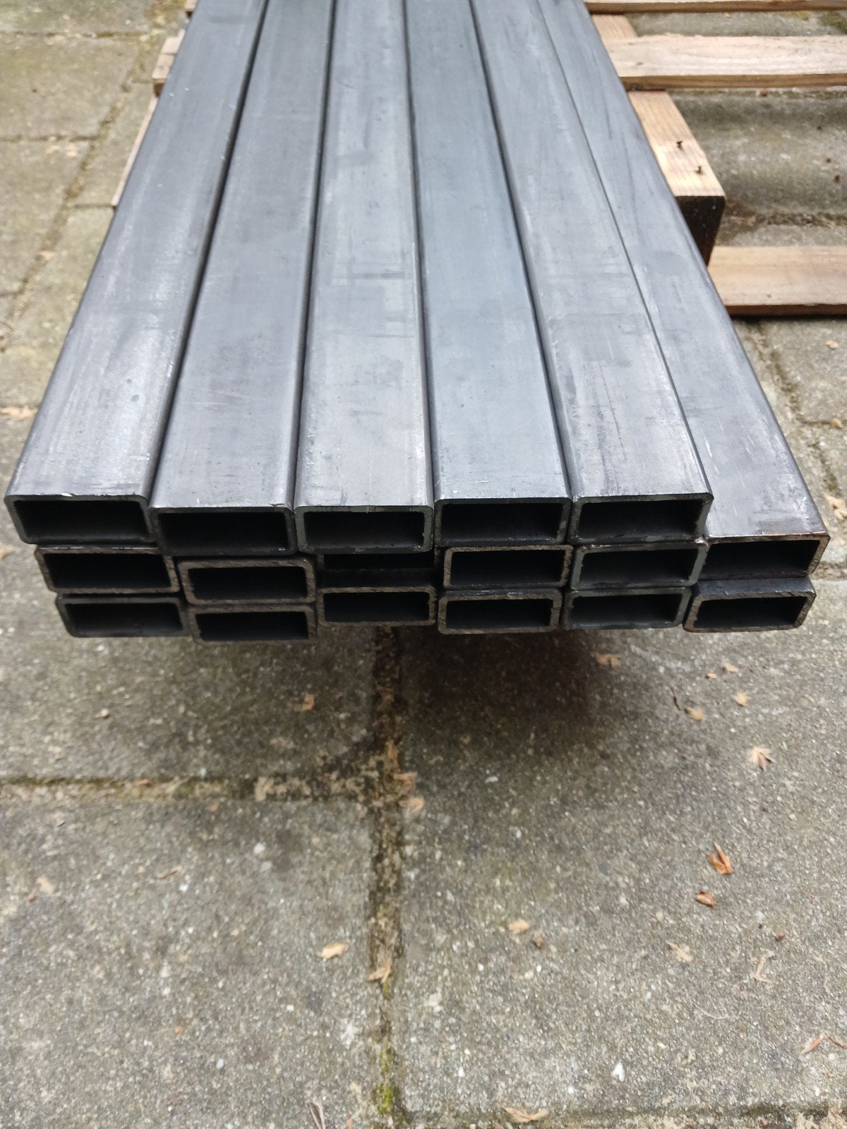 Staal kokers afm 50x30x3mm 17 stuks, Ophalen of Verzenden, Nieuw, IJzer