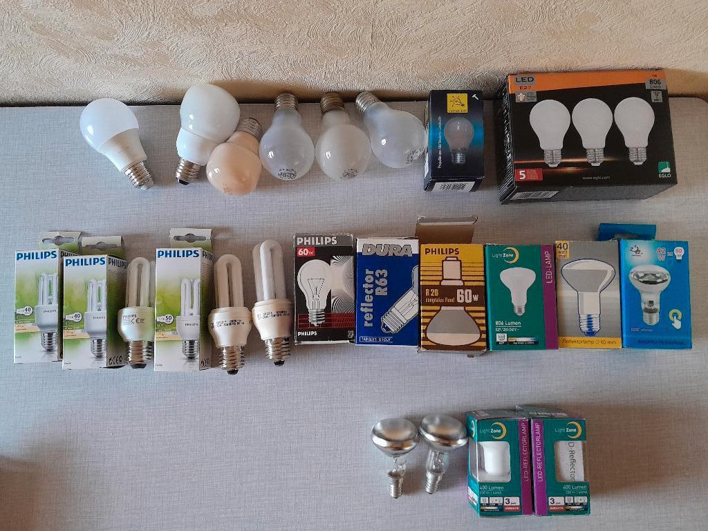 diverse lampen / branders e27 en e14, Verzenden, Nieuw, Overige fittingen, Overige typen