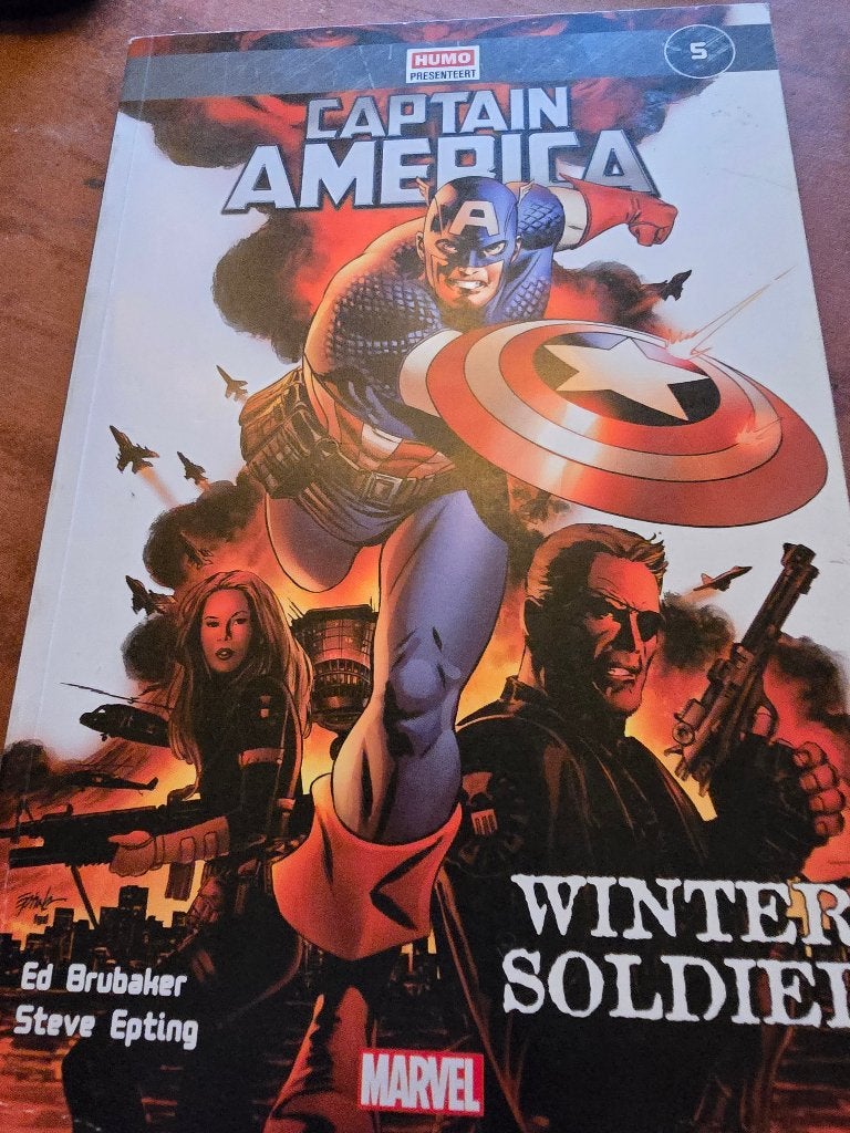 Humo presenteert Captain America, Boeken, Eén comic, Amerika, Ed Brubaker, Ophalen of Verzenden