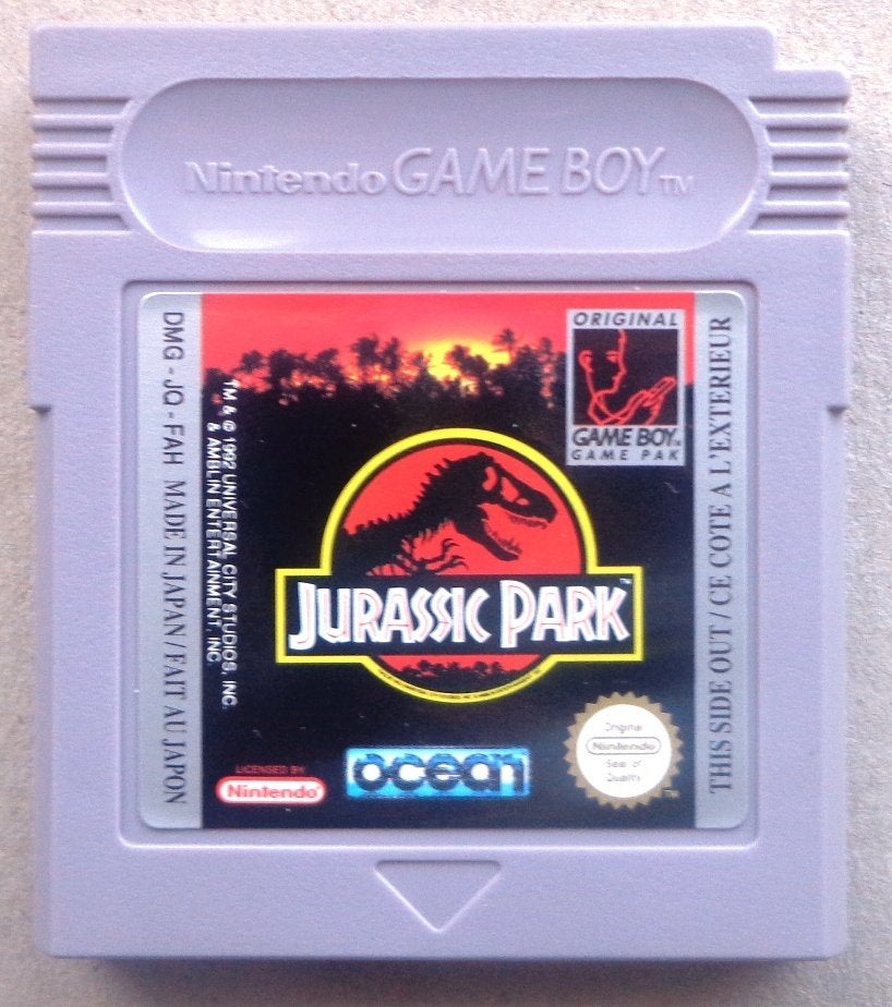 Jurassic Park voor de Nintendo Gameboy, Avontuur en Actie, Gebruikt, 1 speler, Ophalen of Verzenden