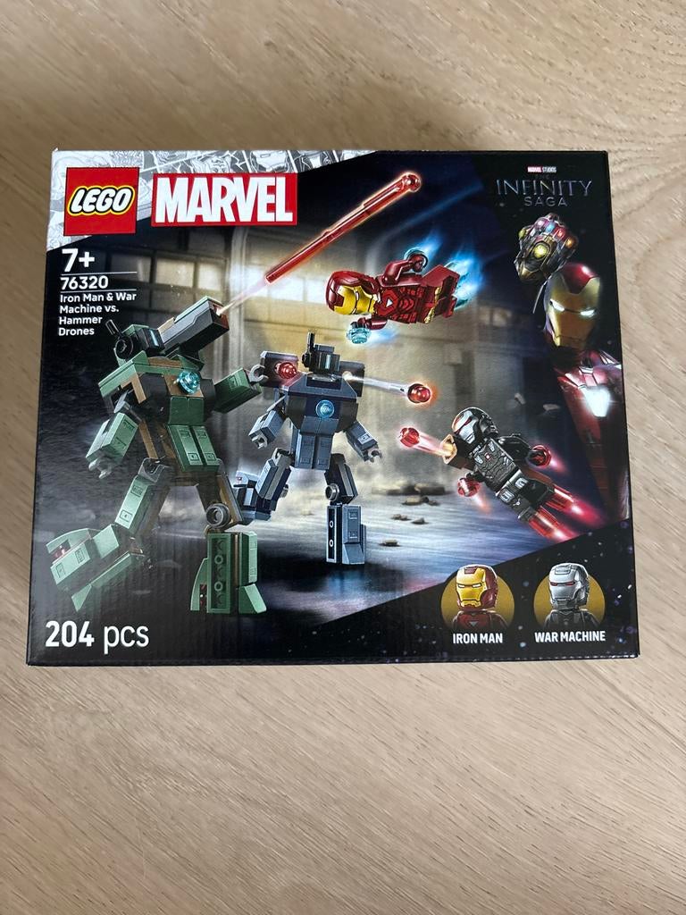 LEGO Marvel Iron Man & War Machine vs. Hammer Drones 76320, Kinderen en Baby's, Speelgoed | Duplo en Lego, Inclusief minifiguren