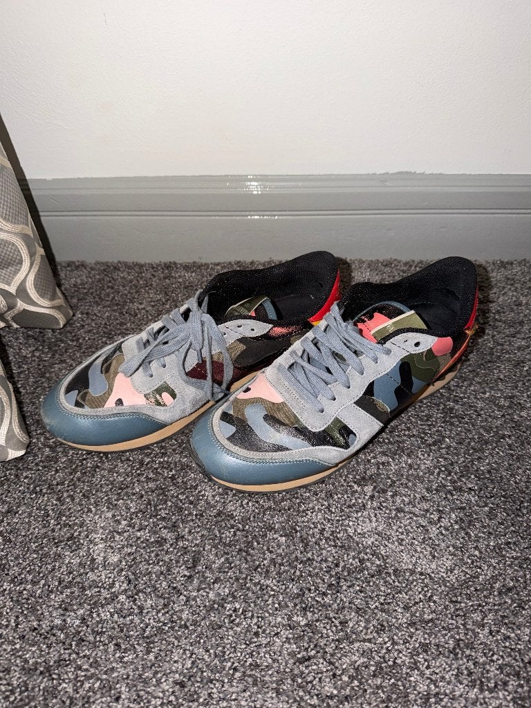 Valentino Garavani Camouflage Sneakers, Overige kleuren, Verzenden, Valentino, Sneakers of Gympen