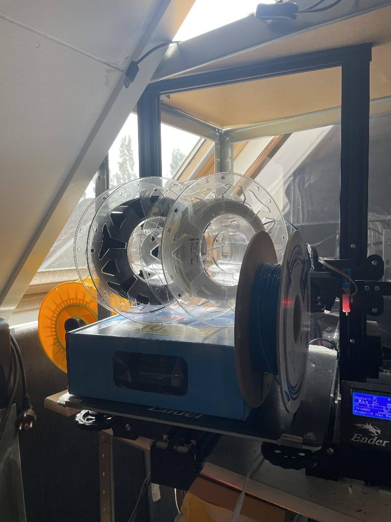 Grote Ender 3 Max 3d-printer met upgrades en fillament, Ophalen, Gebruikt, Filament, Creality