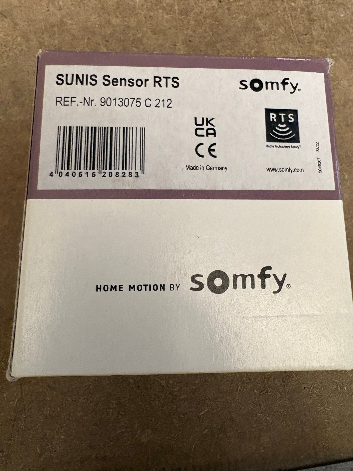 Somfy SUNIS Sensor RTS - Nieuw in doos, Verzenden, Nieuw, Overige typen