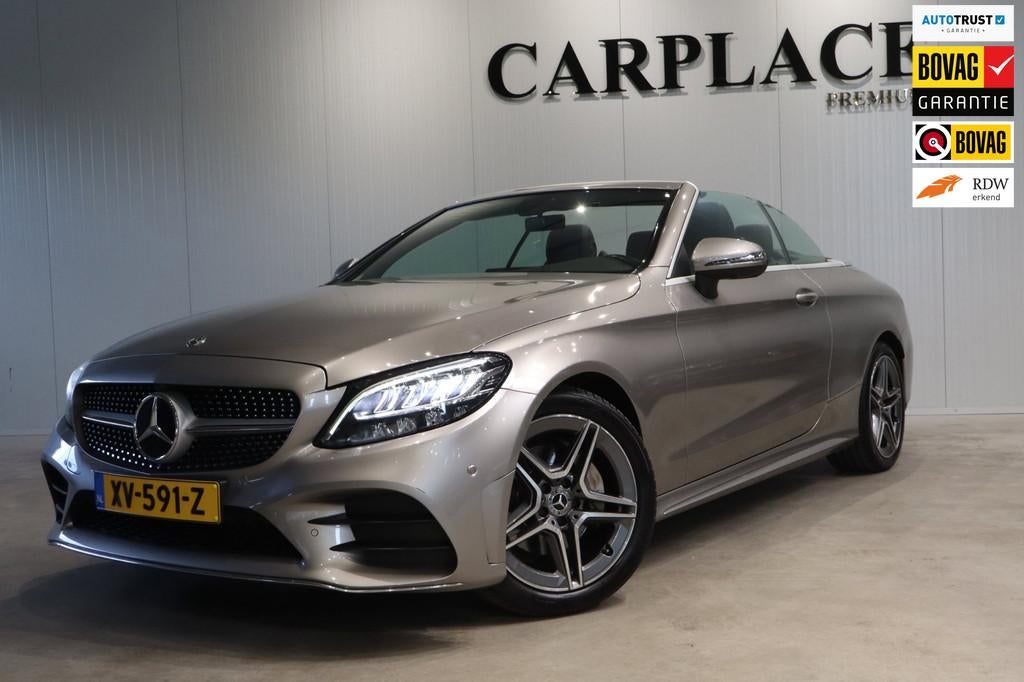 Mercedes-Benz C-klasse Cabrio AMG line-Aircap-Airscraf-Burme, 1800 kg, Cabriolet, Bedrijf, 84 €/maand