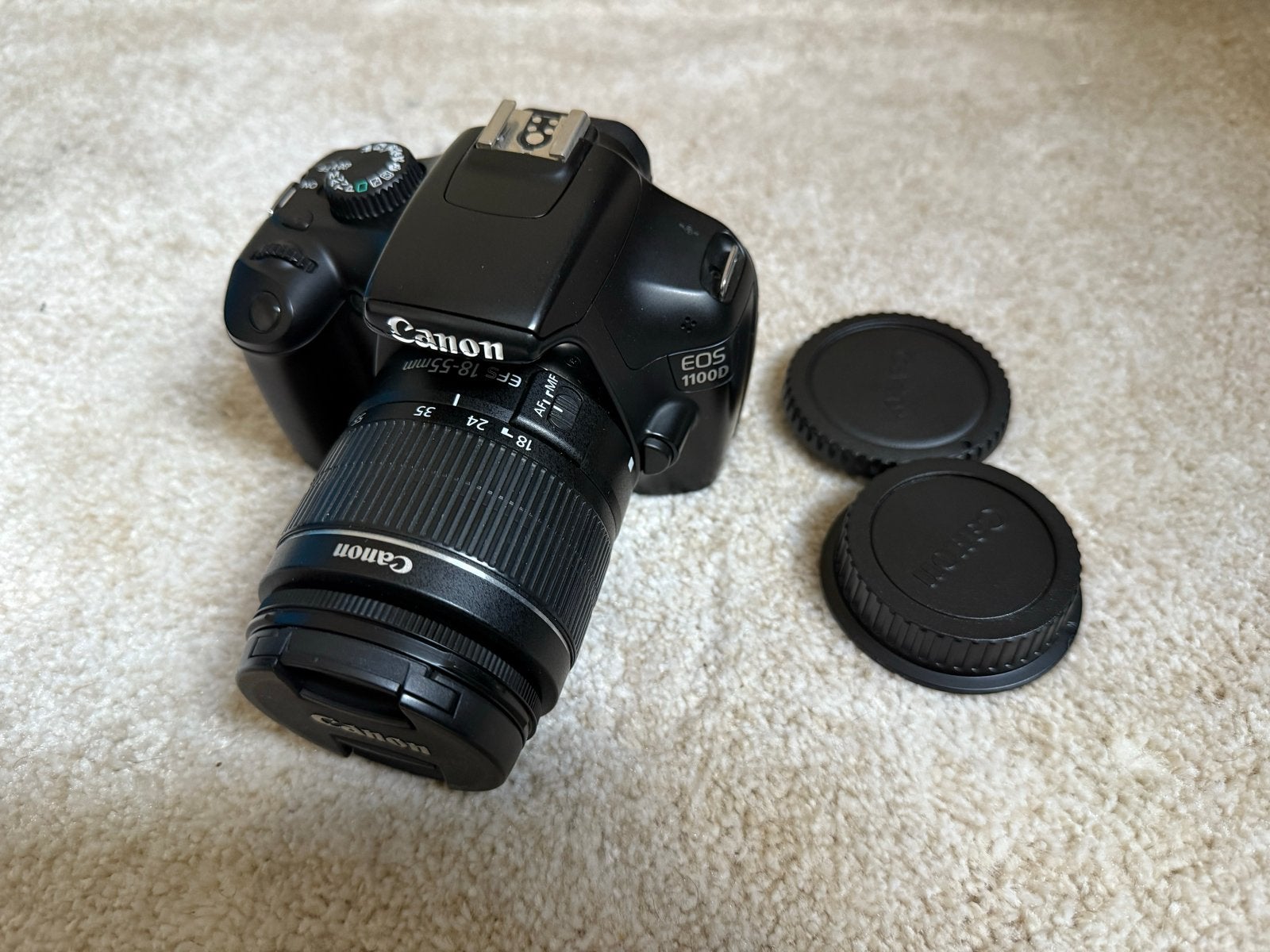 Canon EOS 1100D Spiegelreflexcamera met EF-S 18-55mm lens, Audio, Tv en Foto, Fotocamera's Digitaal, Ingebouwde flitser, Spiegelreflex