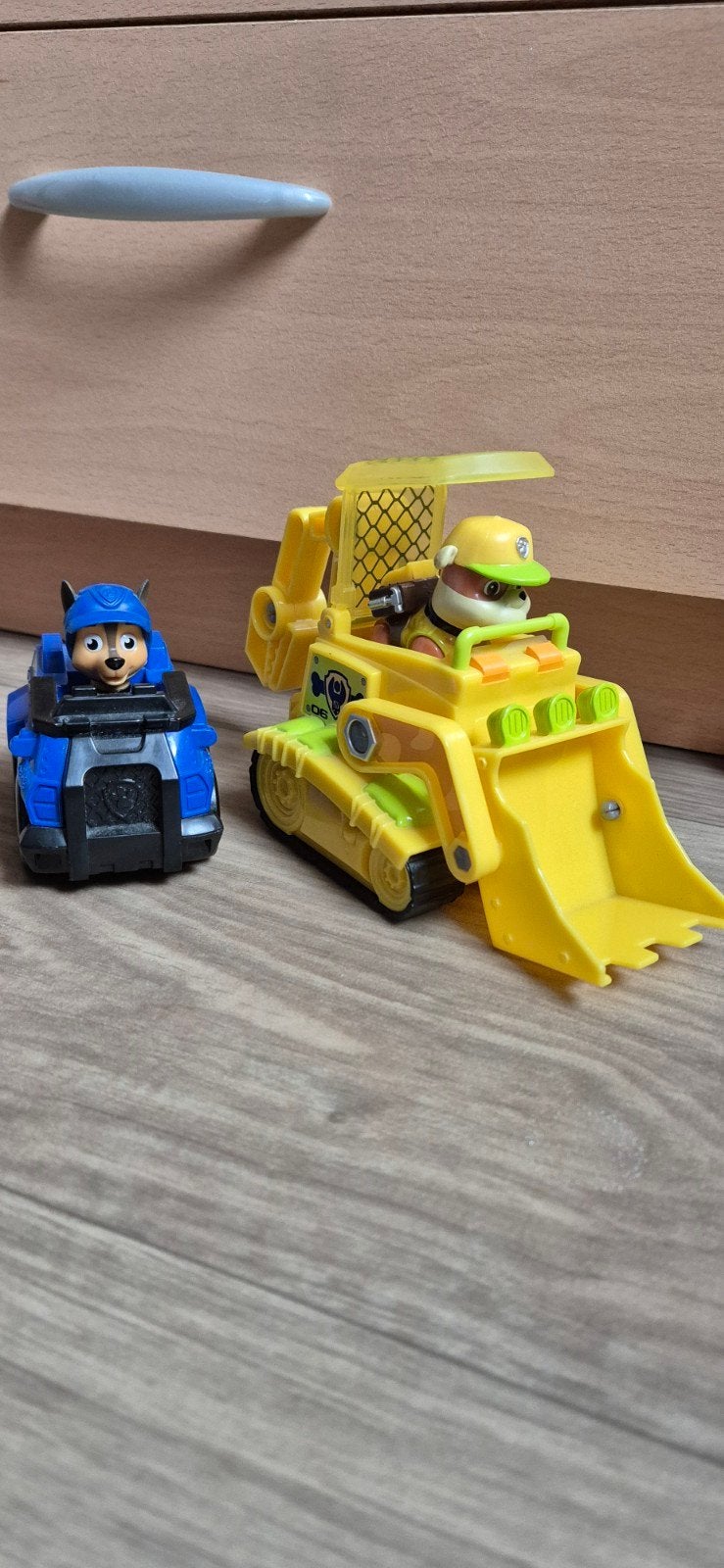 PAW Patrol Jungle Rescue Rubble Bulldozer en Chase, Ophalen of Verzenden
