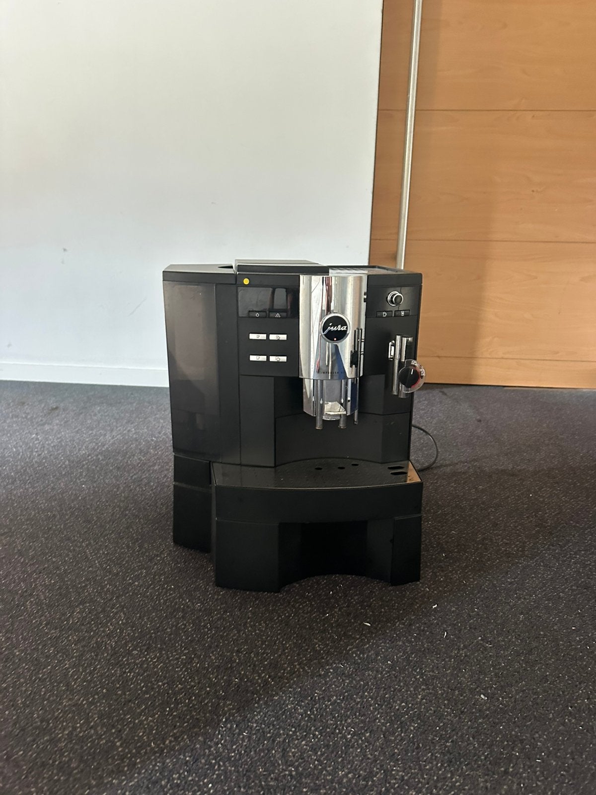Jura impressa s9 Koffiemachine - Zwart, Ophalen, Afneembaar waterreservoir, Gebruikt, Koffiemachine