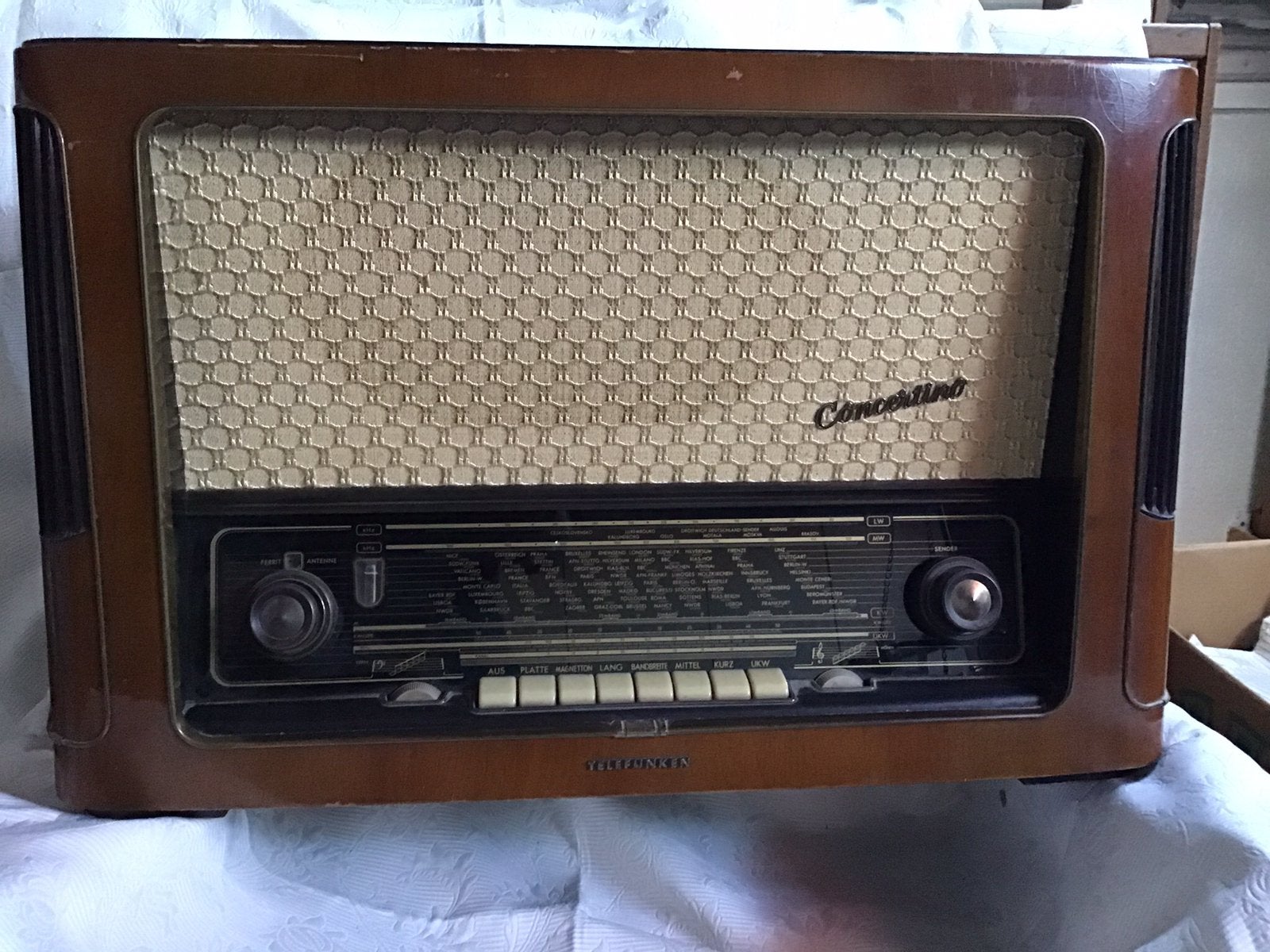 Concertino , Oude Radio , Ophalen.., Ophalen of Verzenden