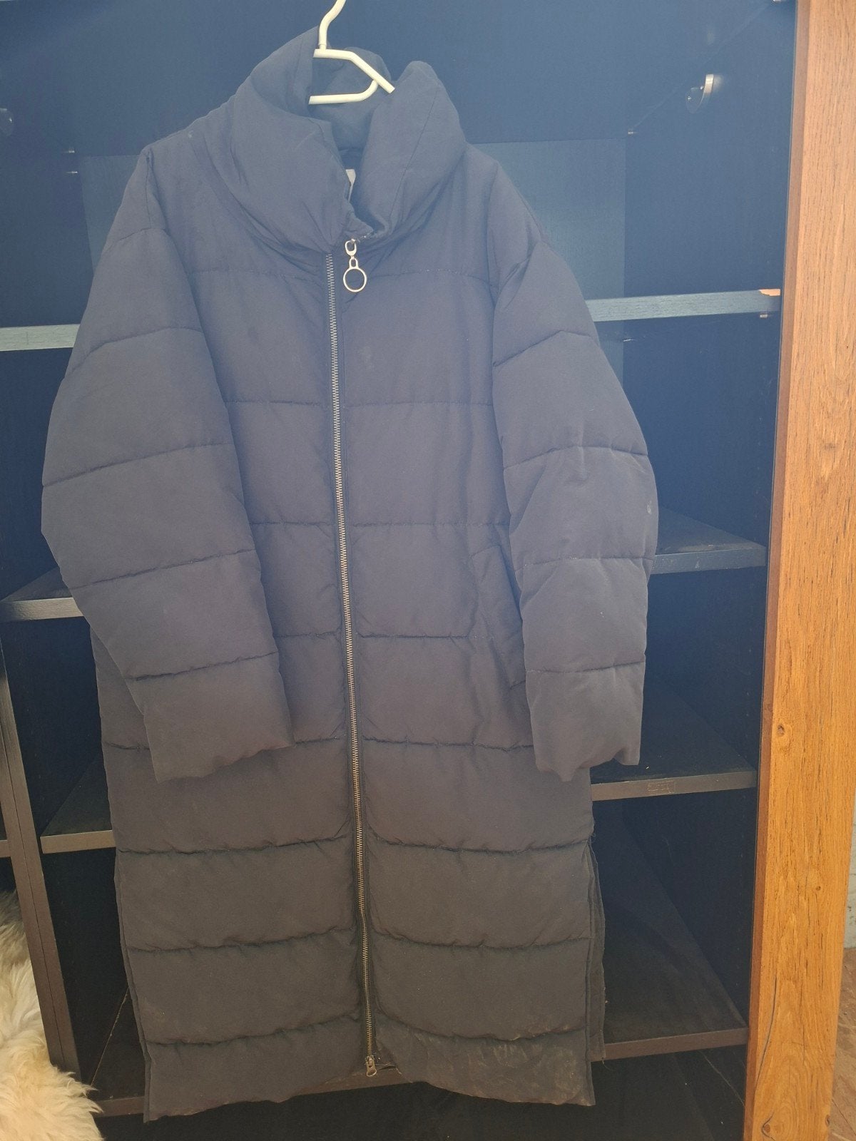 NA-KD Lange Zwarte Puffer Jas Maat 40, Kleding | Dames, Maat 38/40 (M), NA-KD, Zwart, Ophalen of Verzenden