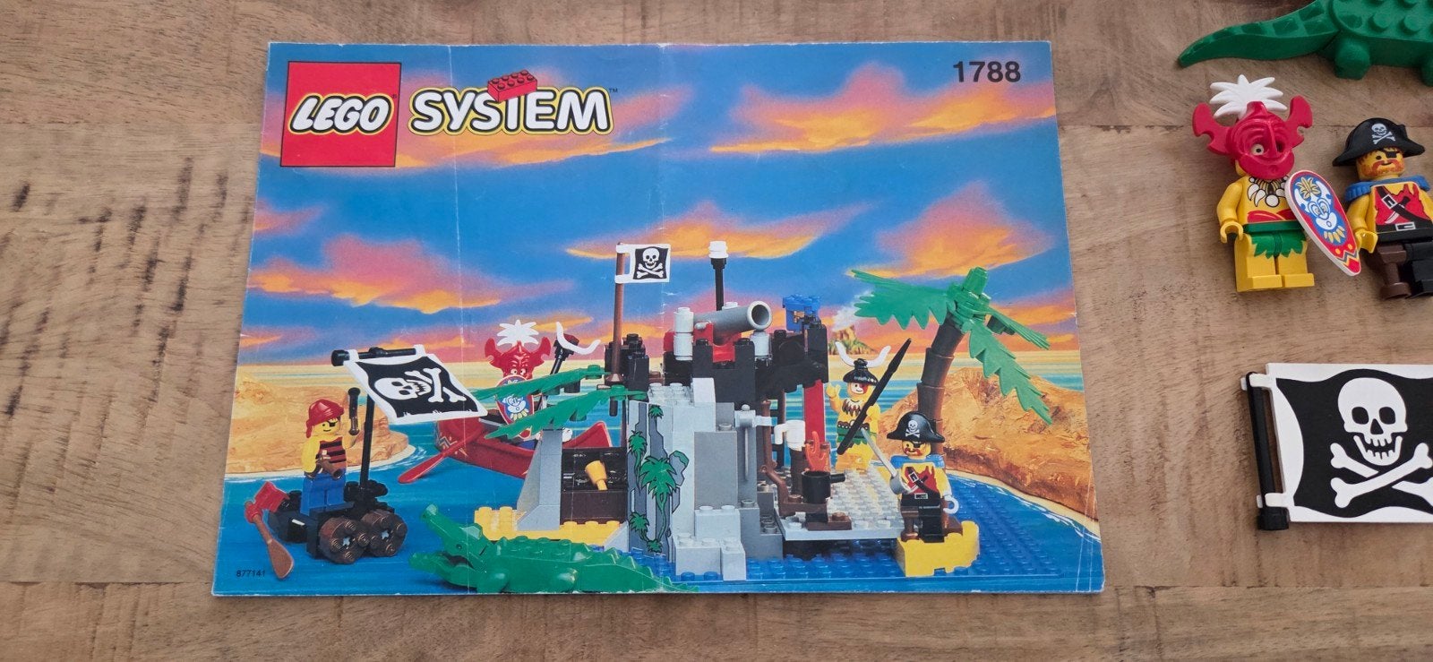 Lego System 1788 'Pirate Treasure Chest' - compleet, Kinderen en Baby's, Gebruikt, Lego, Inclusief minifiguren, Complete set