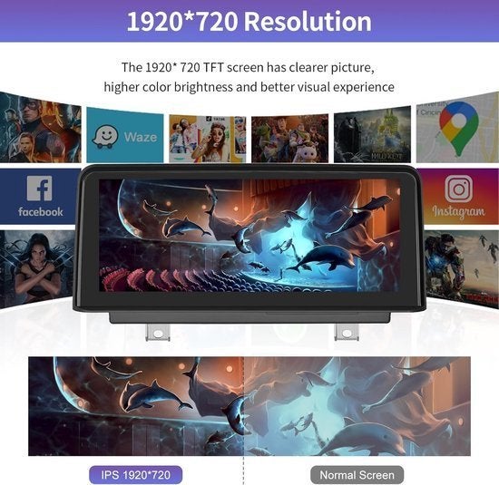 10,25 Inch Touchscreen Car Stereo – Draadloze CarPlay, Hobby en Vrije tijd, Overige Hobby en Vrije tijd, Nieuw, Verzenden