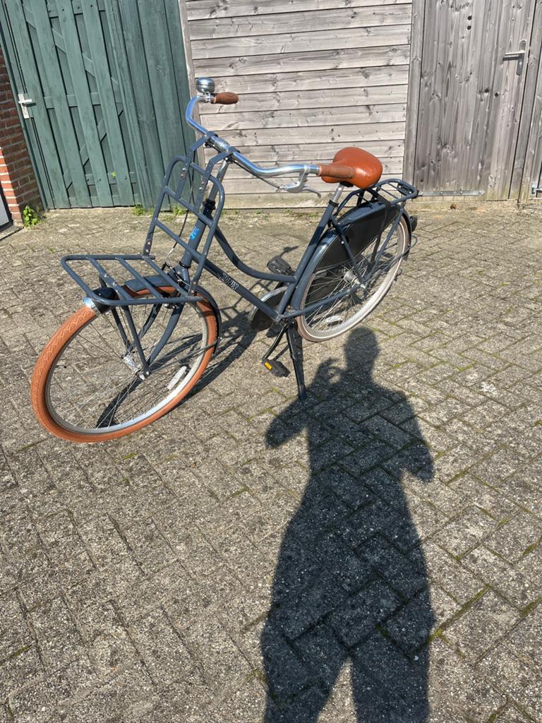 Zonix fiets frame maat 52cm.  Kleur. Antraciet (kinderfiets), Gebruikt, Versnellingen, 50 tot 53 cm, Ophalen