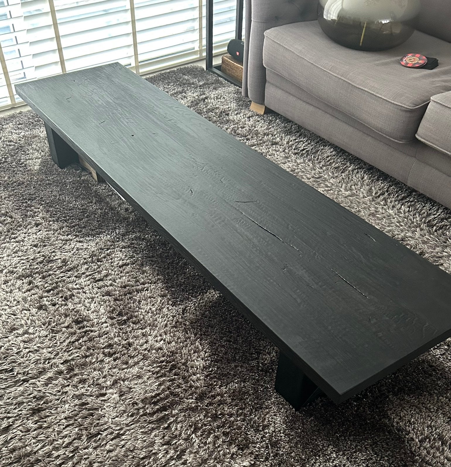 Prachtige Keyser & Co salontafel, Ophalen, Eikenhout, 200 cm of meer, 50 tot 100 cm