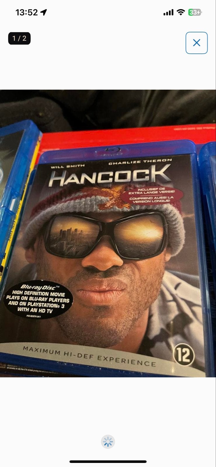 Hancock Blu-ray (Will Smith, Charlize Theron) Actie, Nederlands, Film, Actie, Ophalen of Verzenden