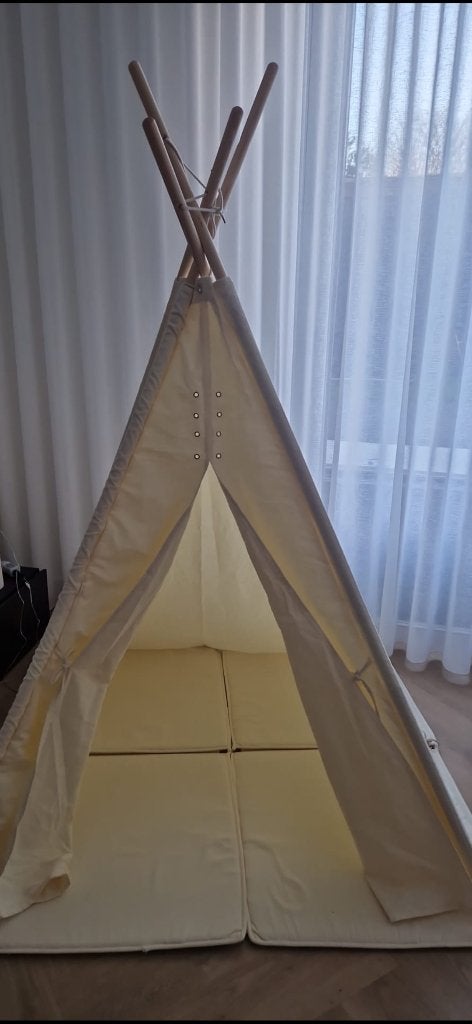 Tipi tent, Ophalen, Zo goed als nieuw
