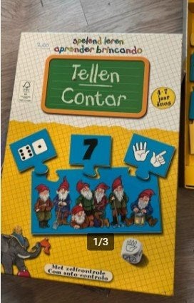 Rekenen/Tellen Spel 4-7 jaar, Ophalen of Verzenden, Zo goed als nieuw, Puzzelen