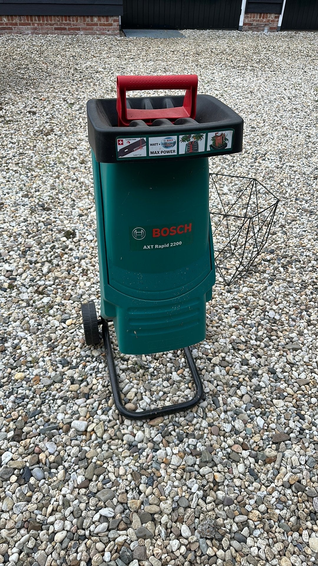 Bosch hakselaar AXT Rapid 2200, Tuin en Terras, Ophalen, Zo goed als nieuw